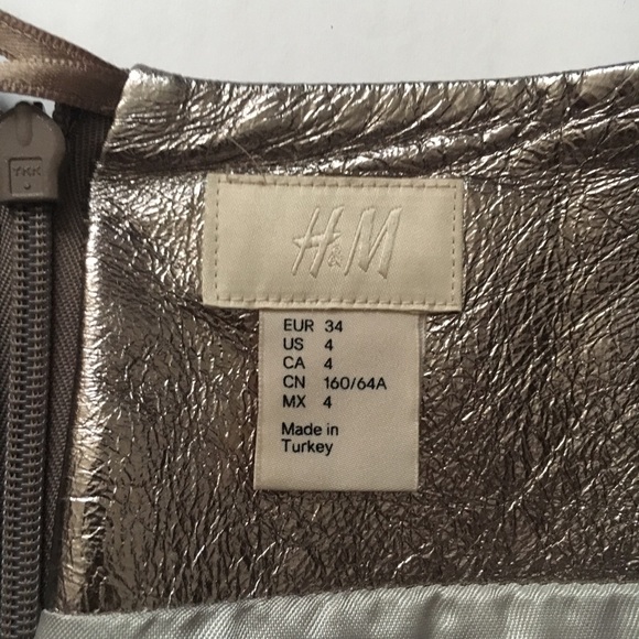 H&M Metallic Pencil Skirt - Picture 4 of 5